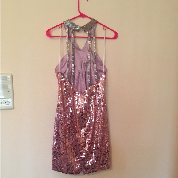 Shomax Original Pink Sequin Dress - Picture 2 of 4